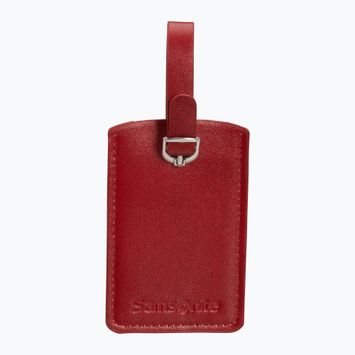 Jmenovka na zavazadla Samsonite Rectangle Luggage Tag X2 red