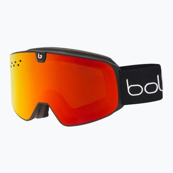 Lyžařské brýle  Bollé Nevada Neo black matte/sunrise&light vermillon blue