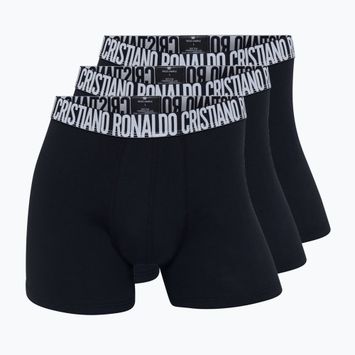 Pánské boxerky CR7 Basic Trunk 3 pack black