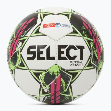 Fotbalový míč SELECT Futsal Attack Football Fogo Ekstraklasa white/pink velikost 4