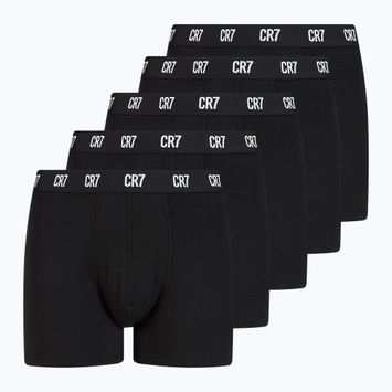 Pánské boxerky CR7 Basic Trunk 5 párů black/white