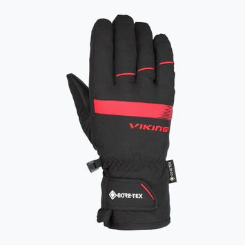 Pánské lyžařské rukavice Viking Redmont GTX red