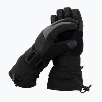 Dámské lyžařské rukavice Viking Eltoro black/grey 161/24/4244