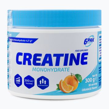 Creatine Monohydrate 6PAK Kreatin 300g pomeranč PAK/243
