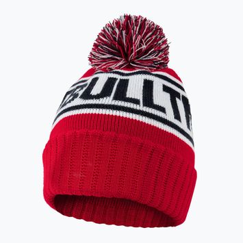 Pánská zimní čepice Pitbull Beanie Fleming II red/dark navy