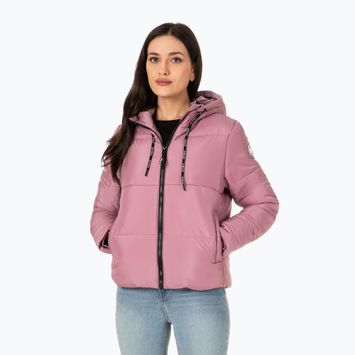 Pitbull West Coast dámská zimní bunda Jenell Quilted Hooded pink