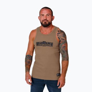 Pánské boxerské tílko Pitbull Coyote Brown