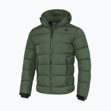 Pánská zimní bunda Pitbull West Coast Airway 5 Padded Hooded olive