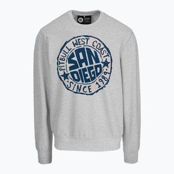 Pánská mikina  Pitbull San Diego Sun Crewneck Sweatshirt grey/melange