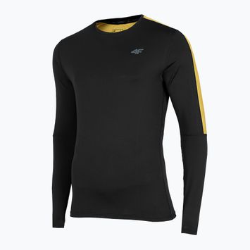 Pánské tréninkové tričko s dlouhým rukávem 4F H4Z22-TSMLF010 black