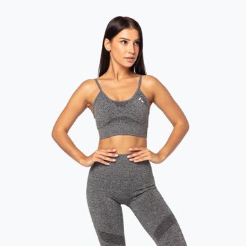 Fitness podprsenka Carpatree Vibe Seamless grey melange