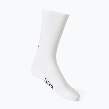LUXA Coffee Ride cyklistické ponožky bílé LAM21SCRWS1