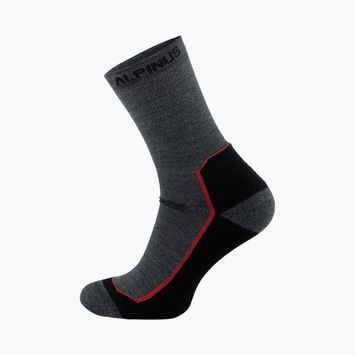 Alpinus Avrill trekingové ponožky černo-šedé FI18433
