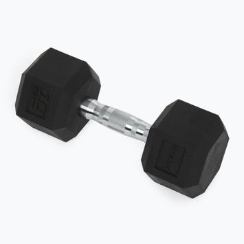 Pogumovaná činka XTREXO Hex HXD100 10 kg