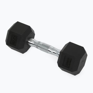 Pogumovaná činka XTREXO Hex HXD50 5 kg