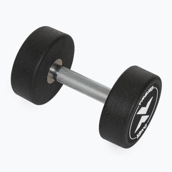 Pogumovaná litinová činka XTREXO Pro 12 kg black