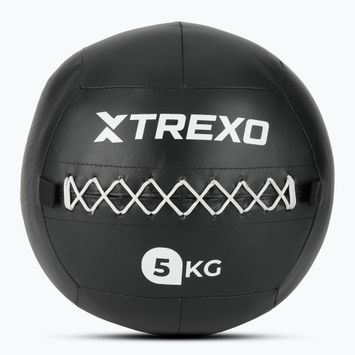 Posilovací míč TREXO Wall Ball 5 kg black