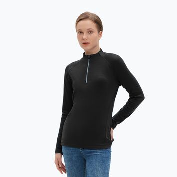 Dámská termo mikina  WOOLCANO Merino TOP0545 black