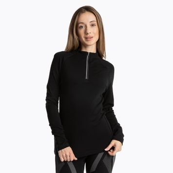Dámská termo mikina  WOOLCANO Merino TOP0545 black