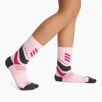 Dětské ponožky KADVA Stride Coolmax 2 páry růžové
