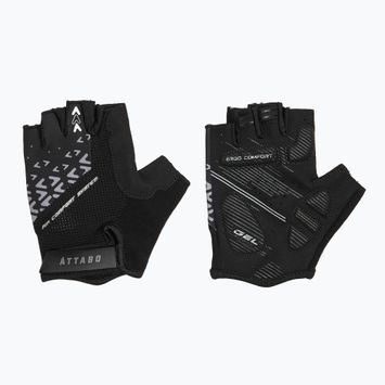 Cyklistické rukavice ATTABO Vito gel shock proof black