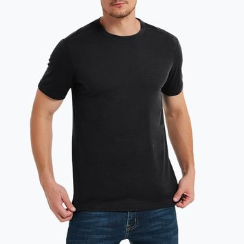 Pánské termo tričko WOOLCANO Merino 100% TEE0546 black