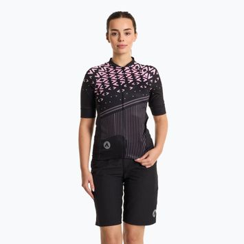 Dámský cyklistický dres ATTABO Tevi WMNS black/pink