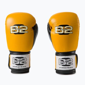 Boxerské rukavice Division B-2 žluto-černé DIV-SG01