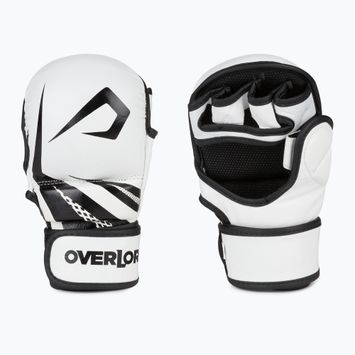 Overlord Sparring MMA grappling rukavice přírodní kůže bílé 101003-W/M