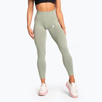 Dámské legíny Gym Glamour Basic Scrunch green