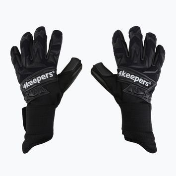 Brankářské rukavice 4Keepers Equip Panter Nc černé EQUIPPANC