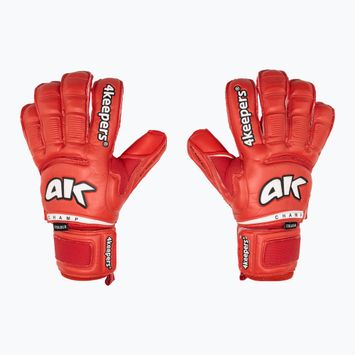 4Keepers Champ Colour Red VI brankářské rukavice červené
