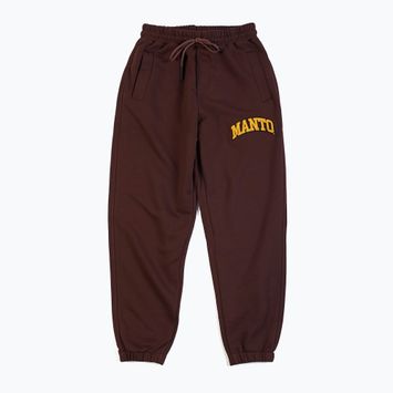 Pánské kalhoty MANTO Varsity brown