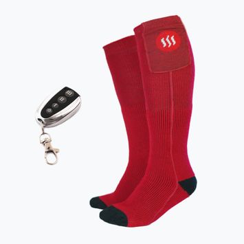 Vyhřívané ponožky s ovladačem Glovii GQ3 červené