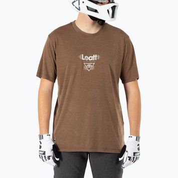 Pánský cyklistický dres  Leatt MTB Gravity 1.0 loam