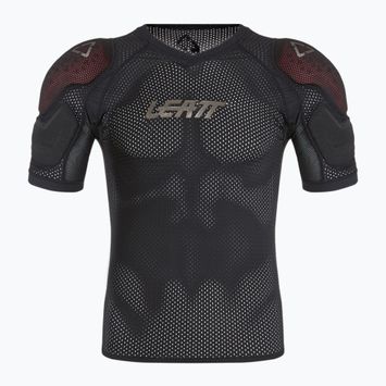 Pánský cyklistický dres s chrániči Leatt 3DF AirFit Lite Evo Sholder black