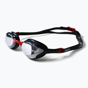 Plavecké brýle ZONE3 Volare Streamline Racing black/red/silver polarized mirror revo