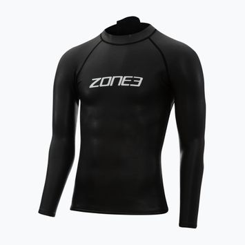 Neoprénové triko ZONE3 Long Sleeve Under Wetsuit Baselayer black/white