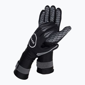 Neoprenové rukavice ZONE3 Neoprene black/silver