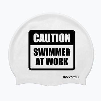 Plavecká čepice BuddySwim CSW Silicone white