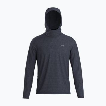 Pánské tričko longsleeve Arc'teryx Cormac Hoody black sapphire heather