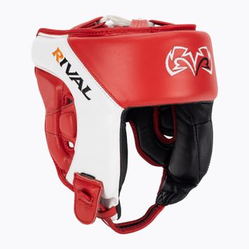 Boxerská helma Rival Amateur Competition Headgear red/white