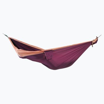 Turistická houpací síť pro dvě osoby Ticket To The Moon Original plum/peach