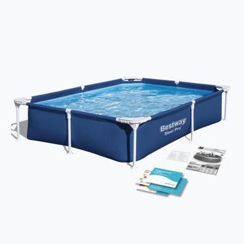 Bazén s kovovou konstrukcí  Bestway Steel Pro Pool 221 cm modrý 