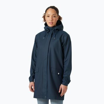 Dámský kabát do deště Helly Hansen Moss Rain Coat navy