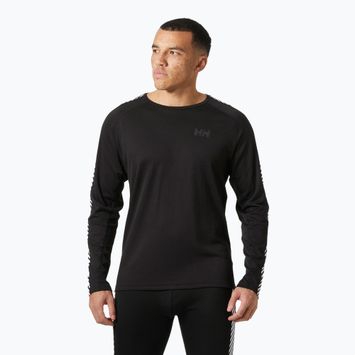 Pánská termoakční mikina Helly Hansen Lifa Active Stripe Crew černá