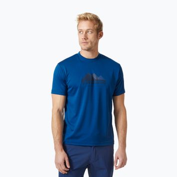 Pánské trekingové tričko Helly Hansen HH Tech Graphic 606 blue 63088