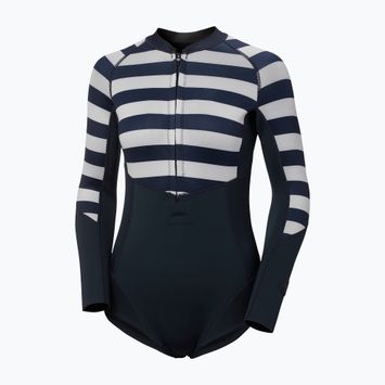 Dámský plavecký neopren  Helly Hansen Waterwear Long Sleeve Spring Wetsuit navy stripe