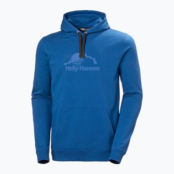 Pánská mikina Helly Hansen Nord Graphic Pull Over Hoodie deep fjord/608