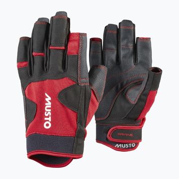 Jachtařské rukavice Musto Performance Short Finger 2.0 true red